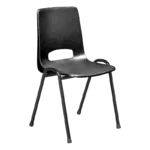 De Valk Kunststof stapelstoel model 3320<span> - </span>Zwart