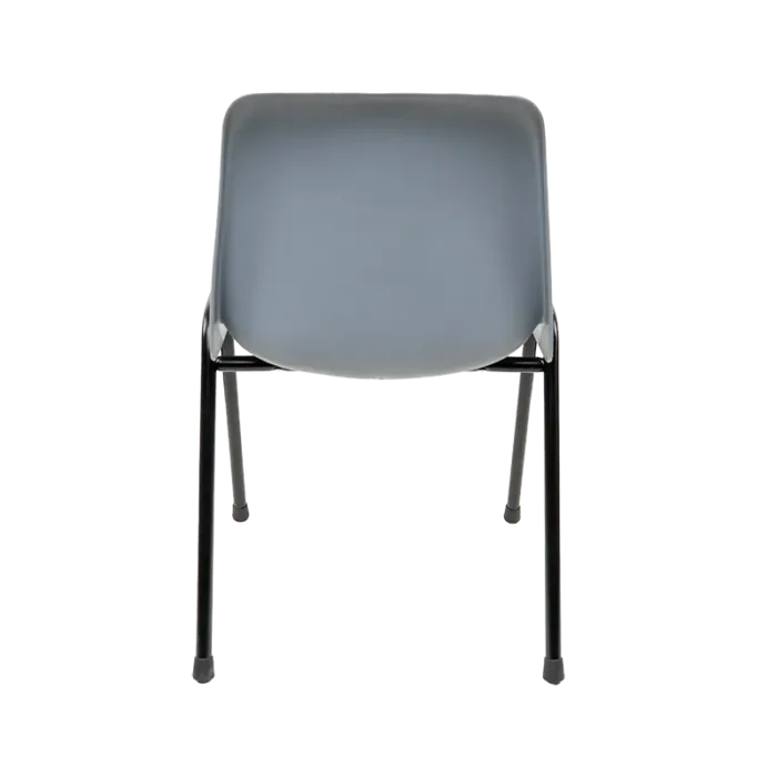 De Valk Plastic Stacking Chair 3360 Grey/Black - Image 4